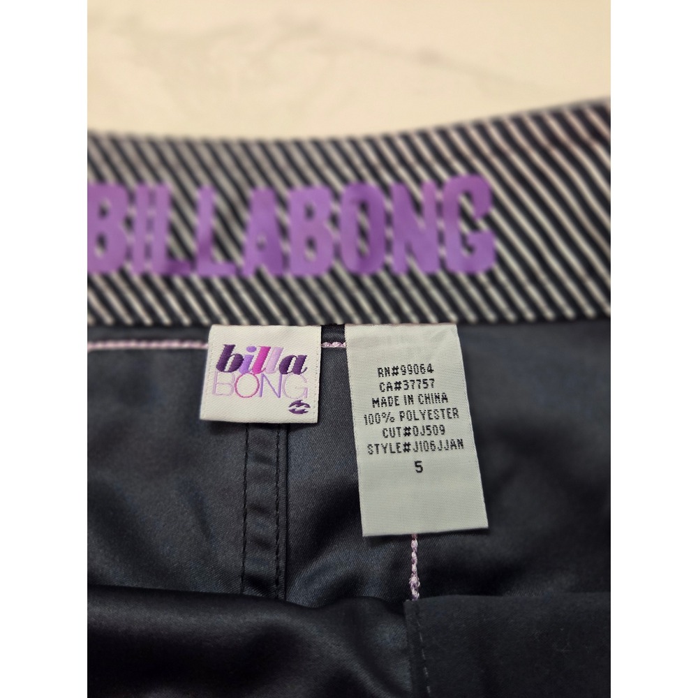 Vintage Y2K Billabong Mens Black Purple Graphic Board Shorts Swim Trunks - Picture 5 of 8
